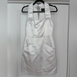 BCBG white cocktail dress size 4.